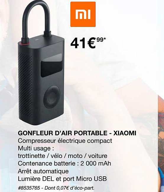 gonfleur d'air portable-xiaomi