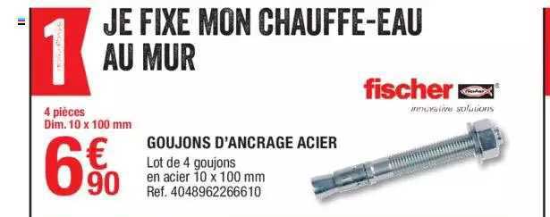 goujons d'ancrage acier fischer