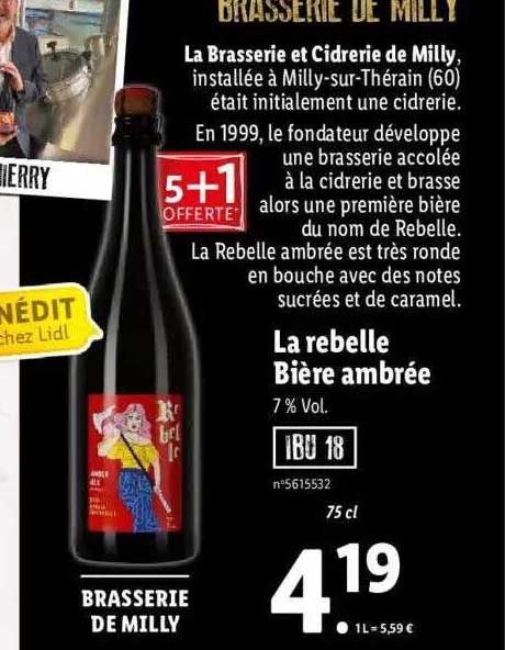 La Rebelle Bière Ambrée