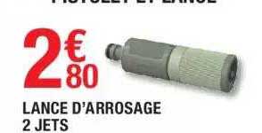 lane d'arrosage 2 jets