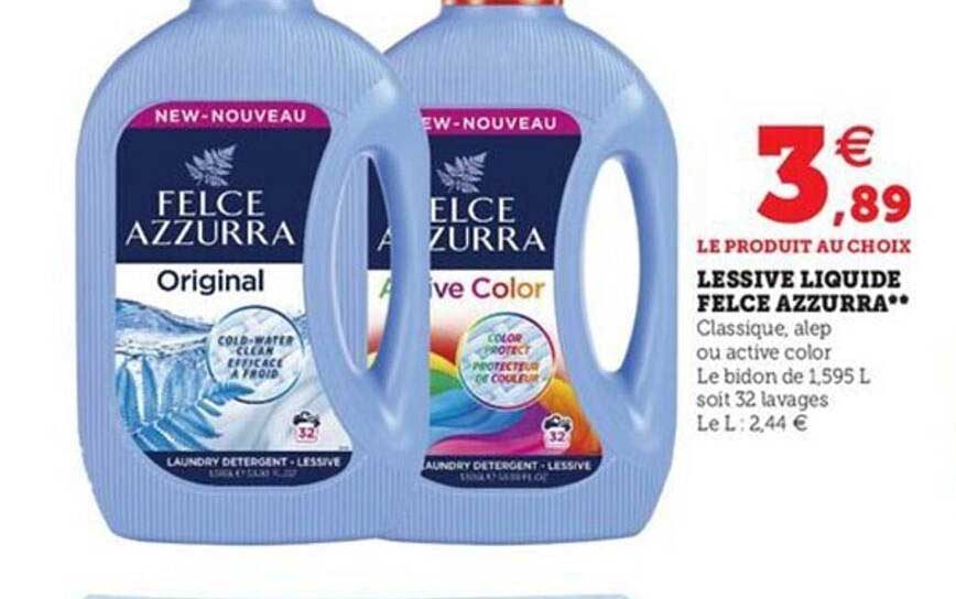 Lessive Liquide Felce Azzurra