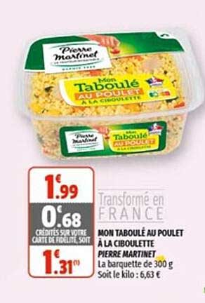 mon taboulé au poulet à la ciboulette pierre martinet