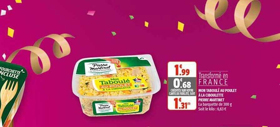 mon taboulé au poulet à la ciboulette pierre martinet