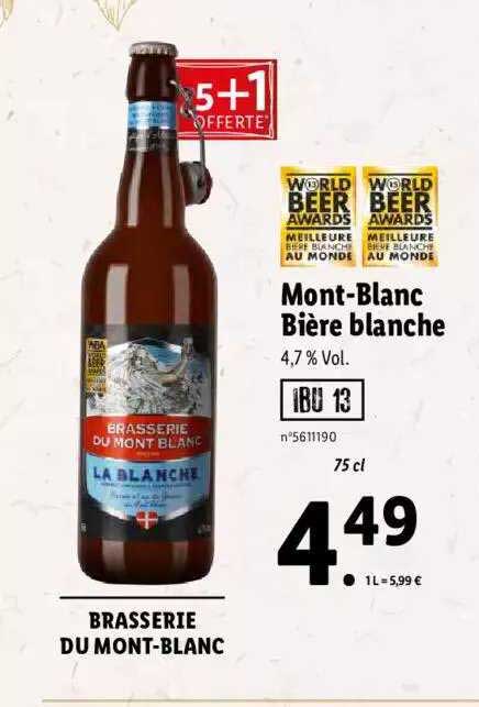 mont-blanc bière blanche