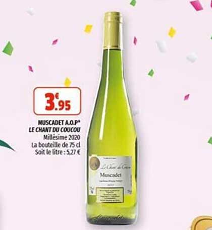 muscadet a.o.p. le chant du coucou