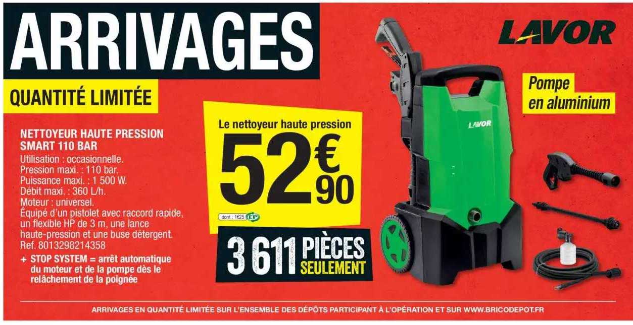 Nettoyeur Haute Pression Smart 110 Bar Lavor
