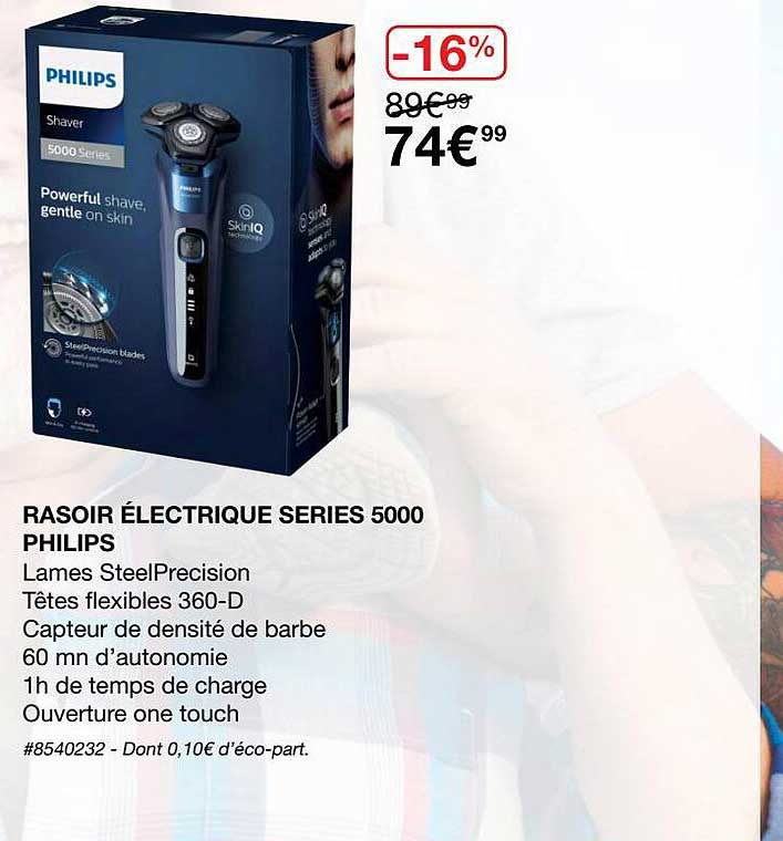 rasoir électrique series 5000 philips