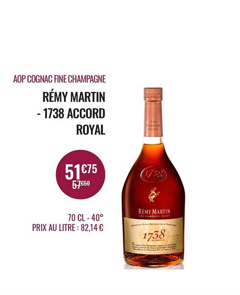 rémy martin-1738 accord royal aop cognac fine champagne
