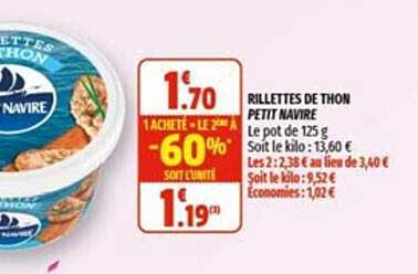Rillettes De Thon Petit Navire