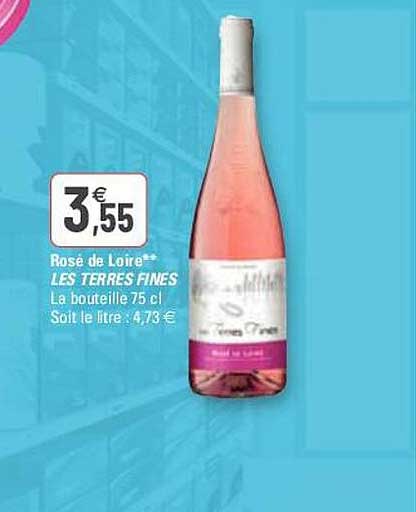 Rosé De Loire Les Terres Fines