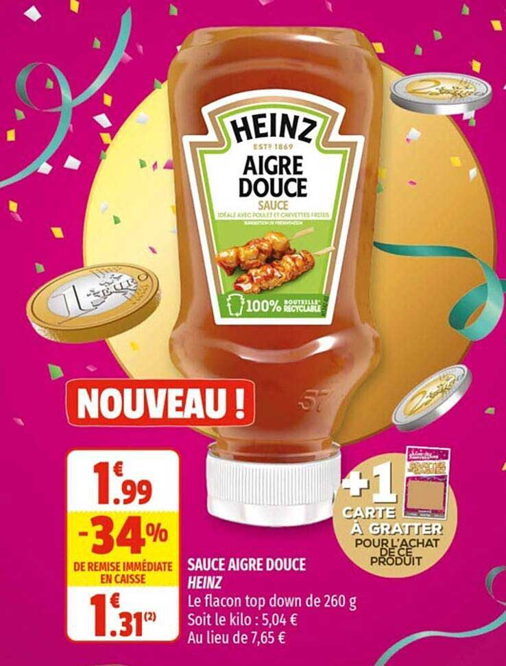 sauce aigre douce heinz