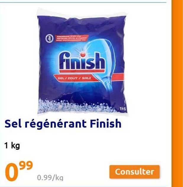 sel régénérant finish