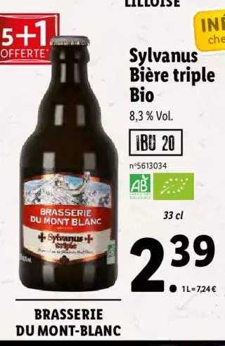 Sylvanus Bière Triple Bio