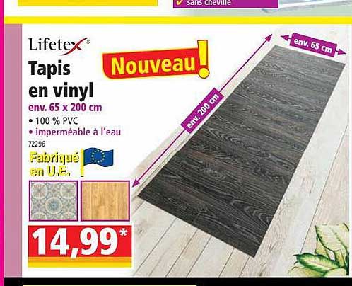 tapis en vinyl lifetex