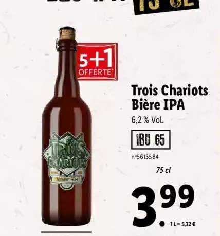trois chariots bière ipa