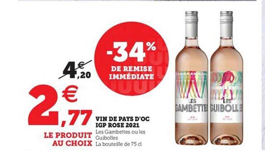 Vin De Pays D'oc Igp Rosé 2021