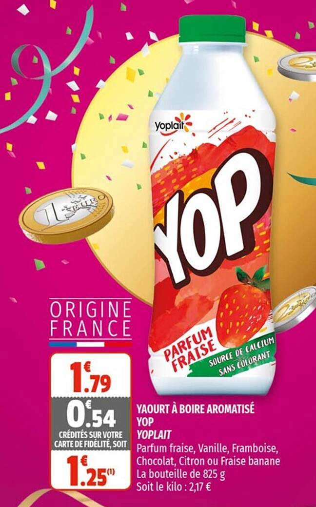 Yaourt à Boire Aromatisé Yop Yoplait