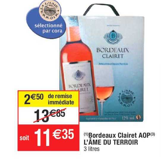 bordeaux clairet aop l'âme du terroir