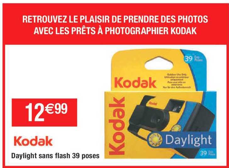 Daylight Sans Flash 39 Poses Kodak