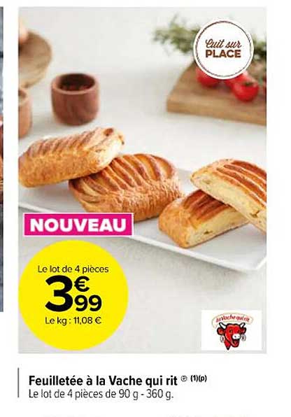 feuilletée à la vache qui rit