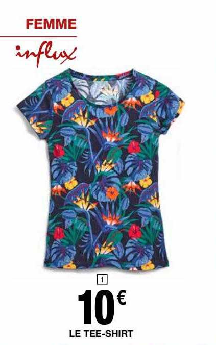le tee-shirt femme influx
