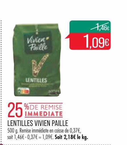 lentilles vivien paille