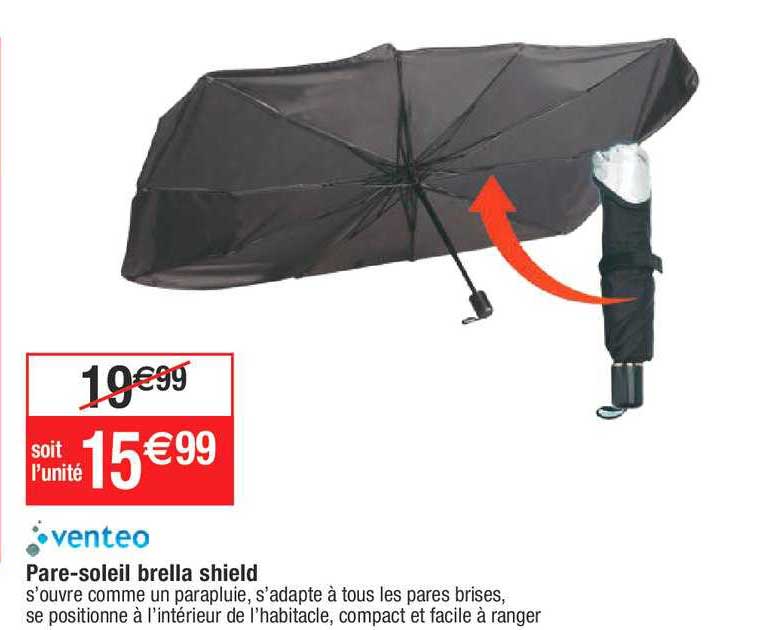 pare-soleil brella shield venteo