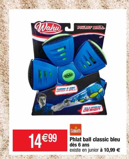 phlat ball classic bleu dès 6 ans goliath