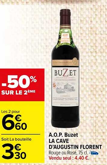 a.o.p. buzet la cave d'augustin florent