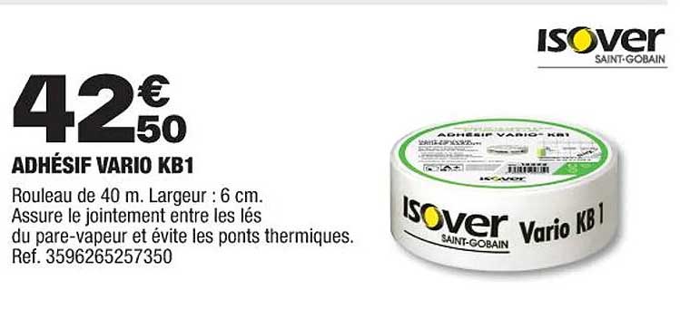 adhésif vario kb1 isover