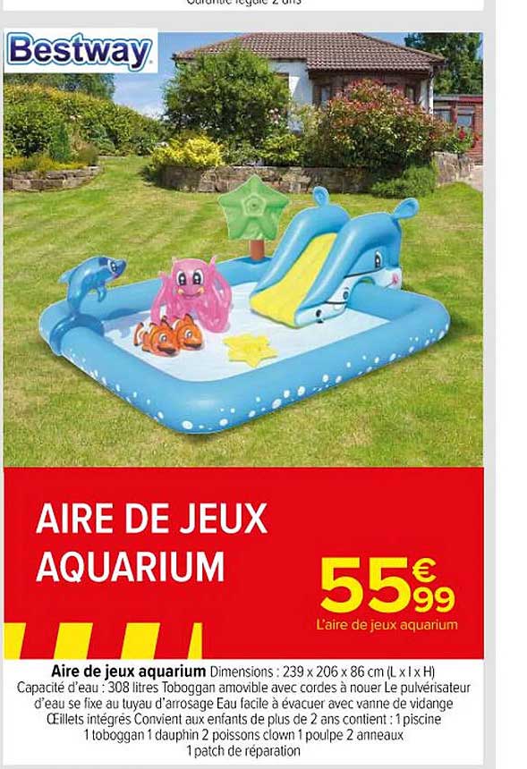 Aire De Jeux Aquarium Bestway
