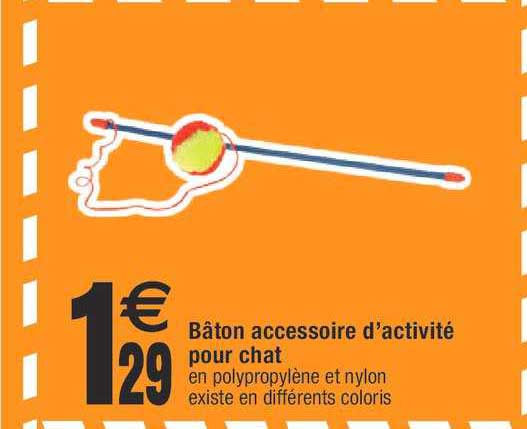 bâton accessoire d'activité pour chat