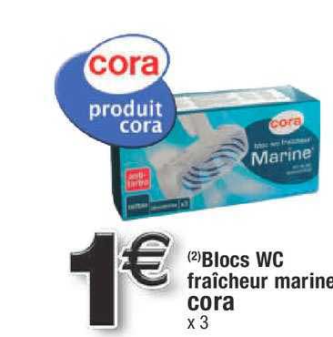 Blocs Wc Fraîcheur Marine Cora