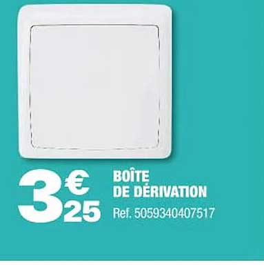 boîte de dérivation