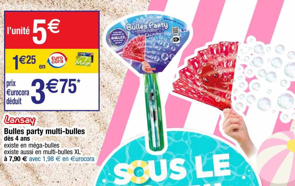 bulles party multi-bulles dès 4 ans lansay
