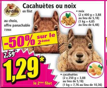 Cacahuètes Ou Noix En Filet Ardilla