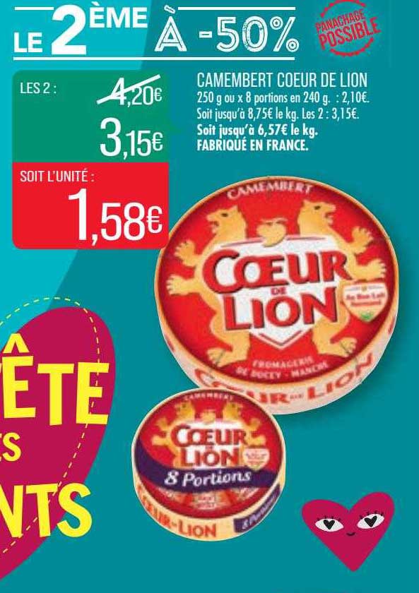 Camembert Cœur De Lion