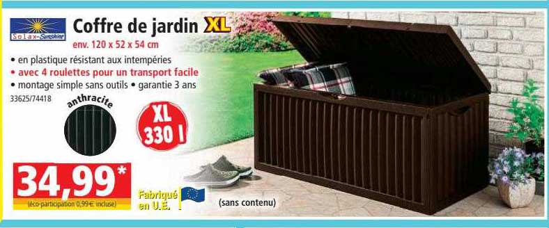 Coffre De Jardin Xl Solax-sunshine