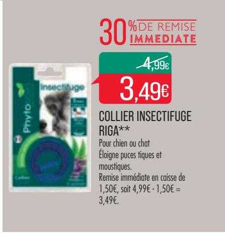 collier insectifuge riga