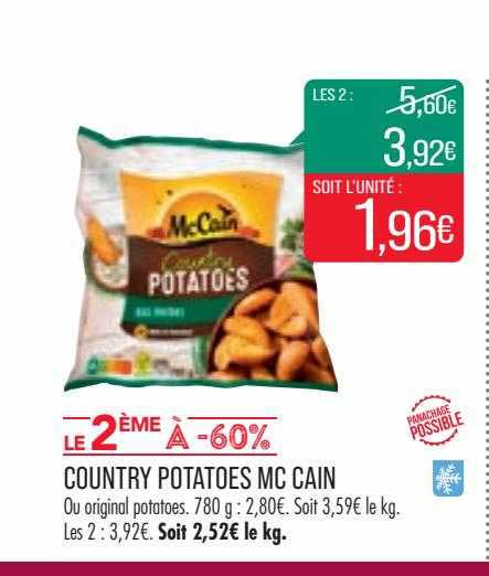 Country Potatoes Mc Cain
