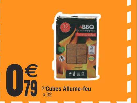 Cubes Allume-feu