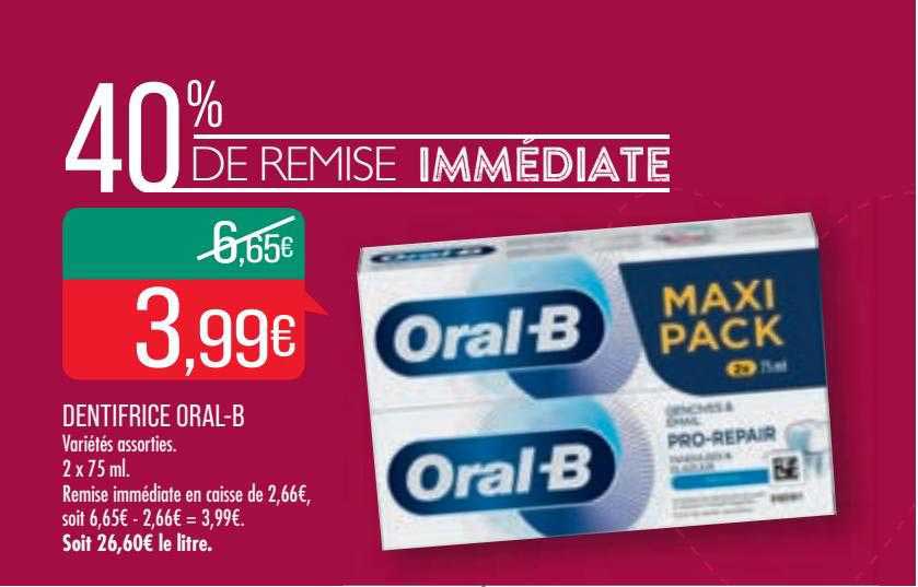 Dentifrice Oral-b