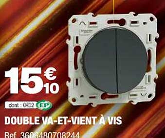 double va-et-vient à vis