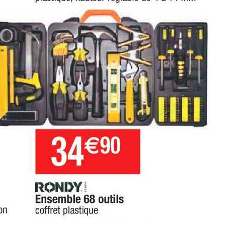 Ensemble 68 Outils Rondy