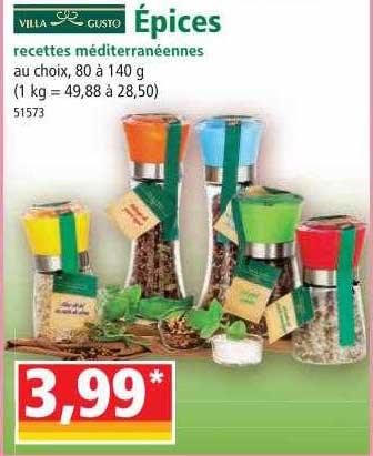 épices recettes méditerranéennes villa gusto