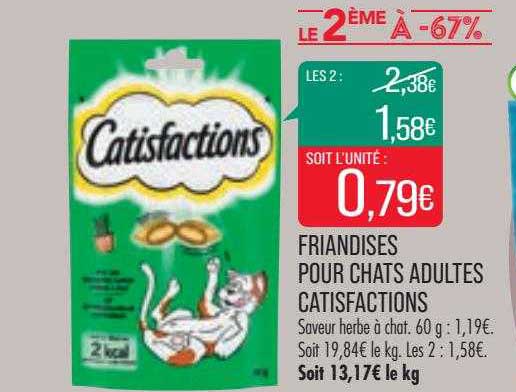Friandises Pour Chats Adultes Catisfactions