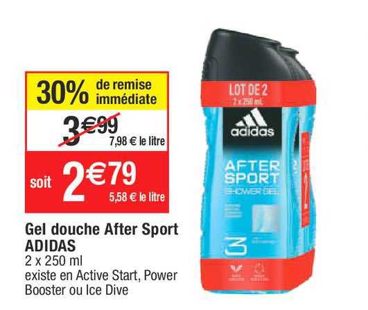 gel douche after sport adidas