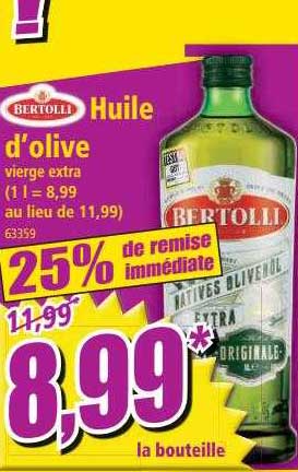 Huile D'olive Vierge Extra Bertolli