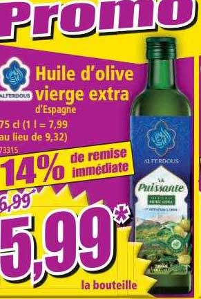 Huile D'olive Vierge Extra D'espagne