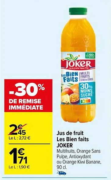 jus de fruit les bien faits joker
